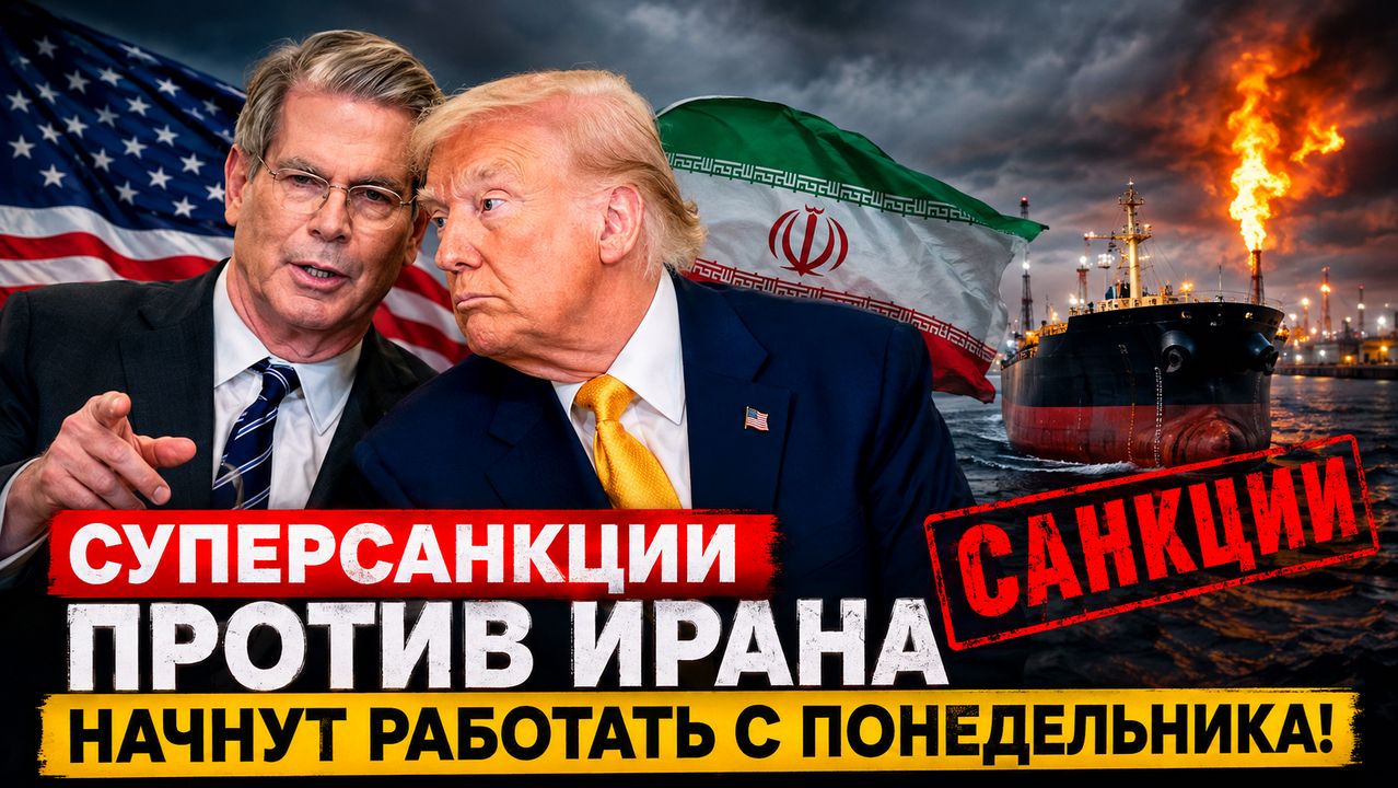 🔴 СРОЧНО Суперсанкции против Ирана начнут работать с понедельника #новости #одиндень