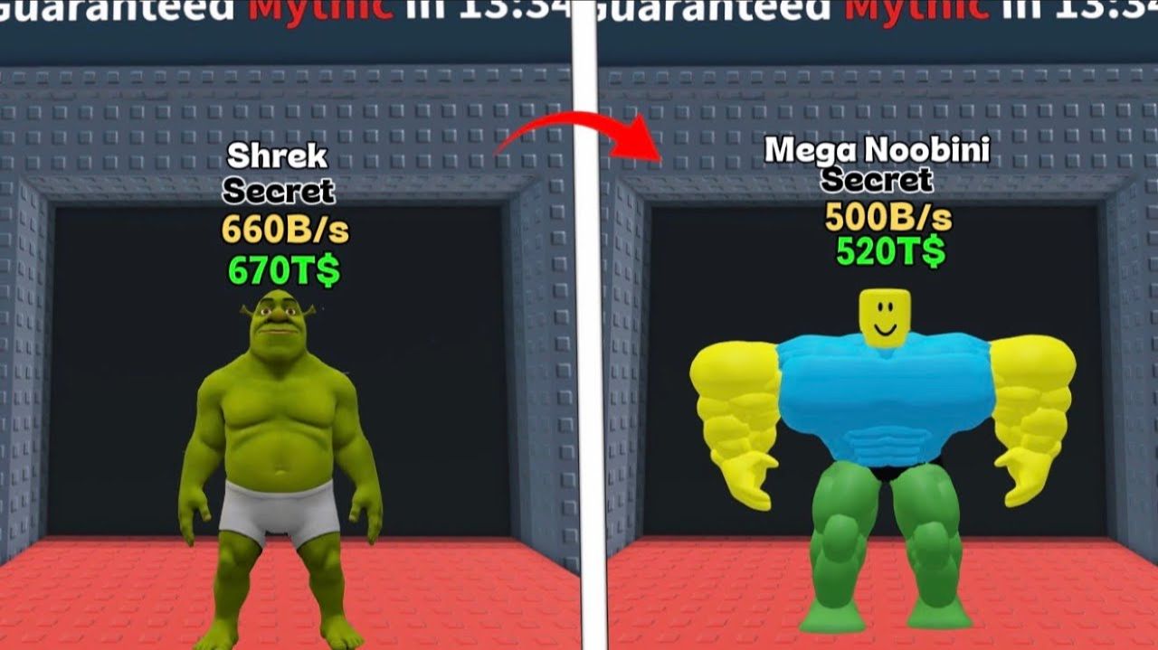 Новые бредовые видео brainrot со Шреком и Мега Нубини  новое обновление мемов со Шреком
