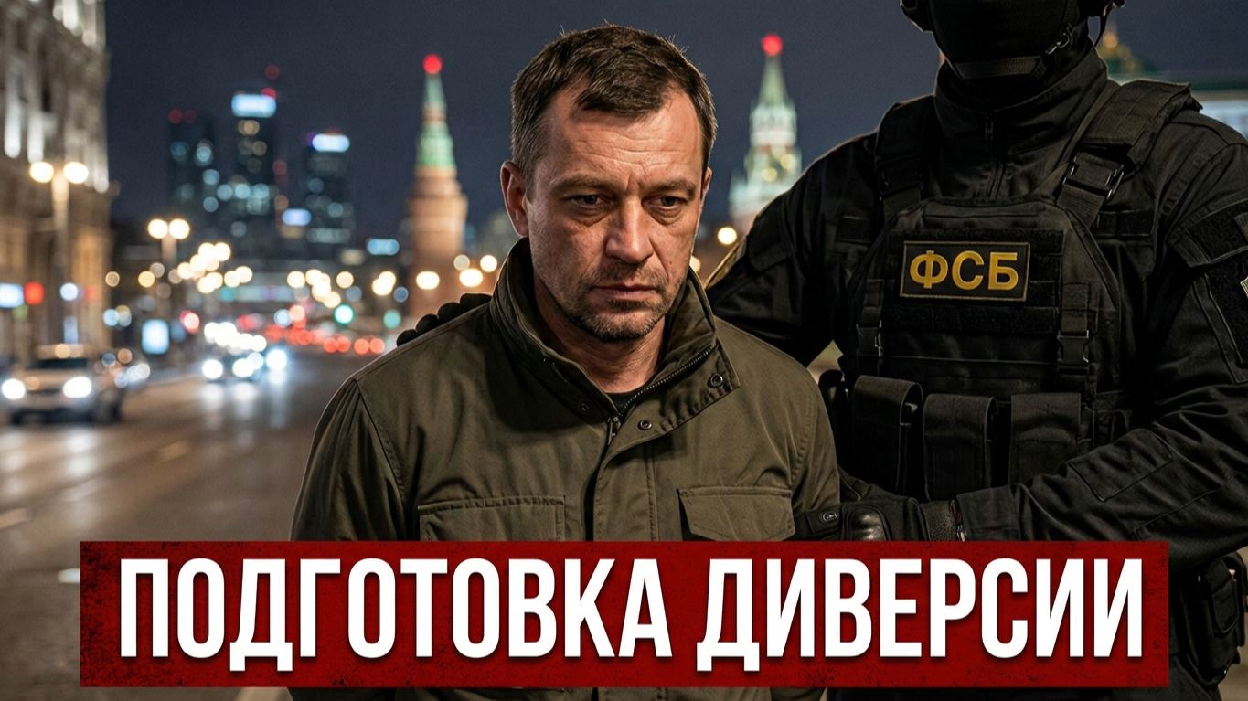 ФСБ ЗАДЕРЖАН ИНОСТРАНЕЦ ЗА ПОДГОТОВКУ ДИВЕРСИЙ В МОСКВЕ