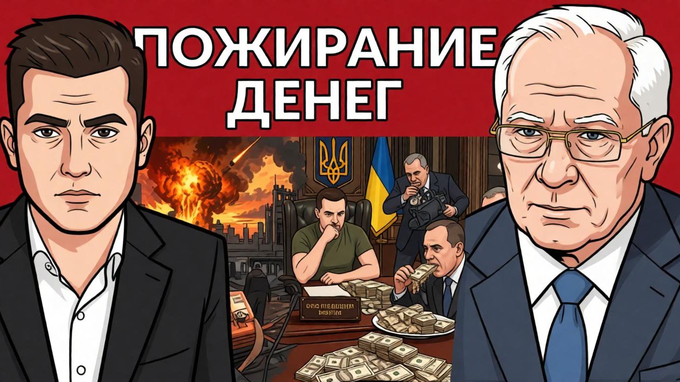 ПОЖИРАНИЕ ДЕНЕГ. НАБУ проходит по режиму ЗЕ. США против ЗЕ. Коррупционная власть Украины