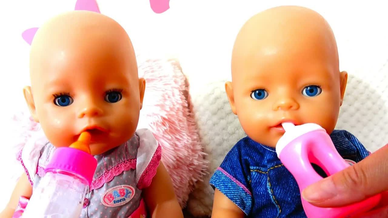 Baby Born twins feeding and Care