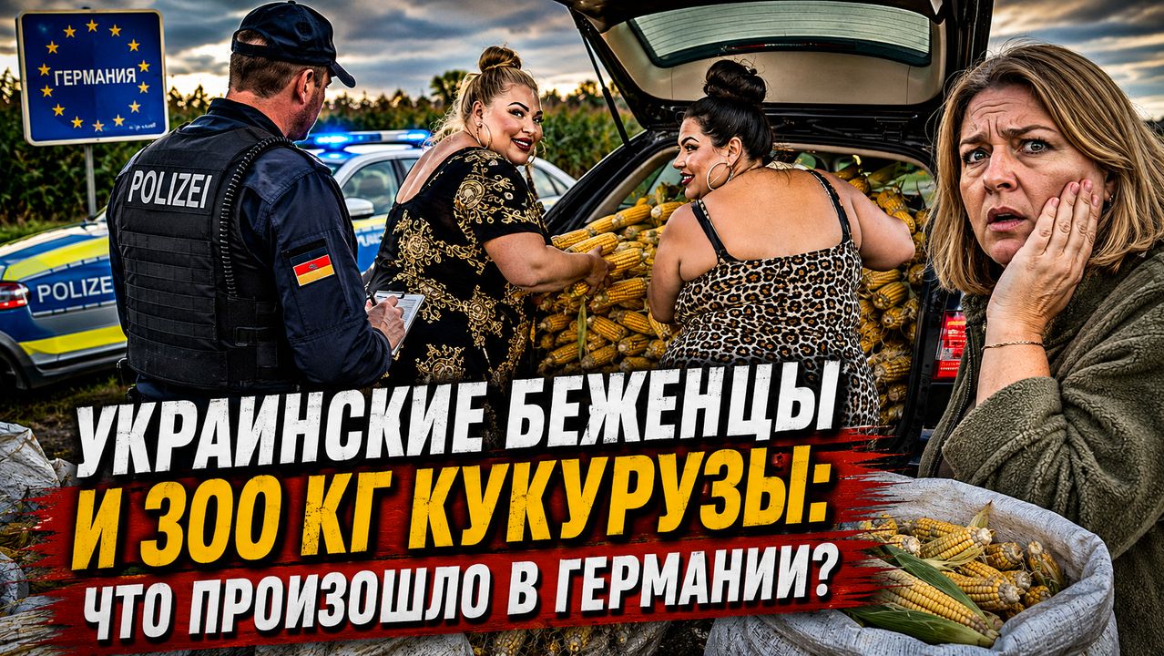 Украинские беженцы и 300 кг кукурузы что произошло в Германии