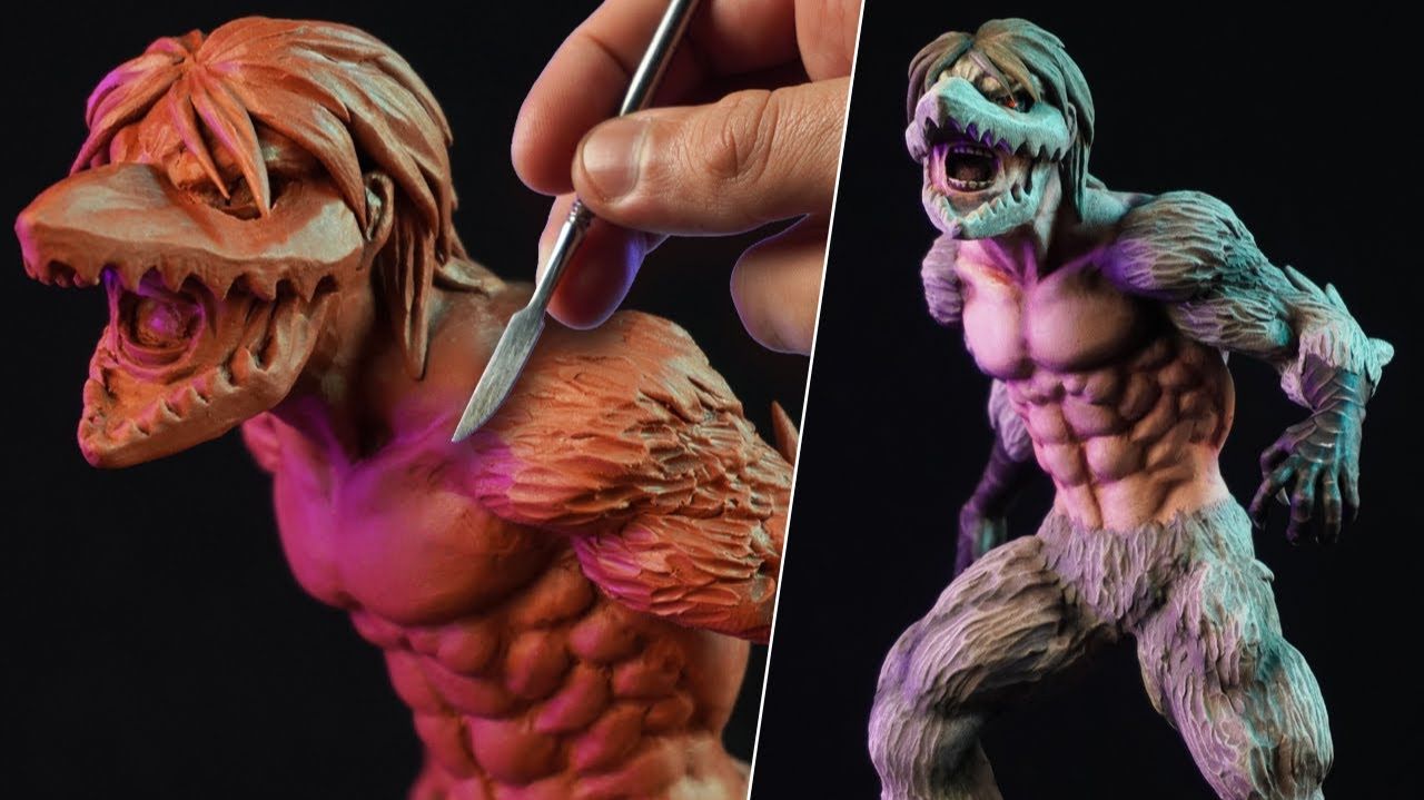 Скульптура FALCO JAW TITAN