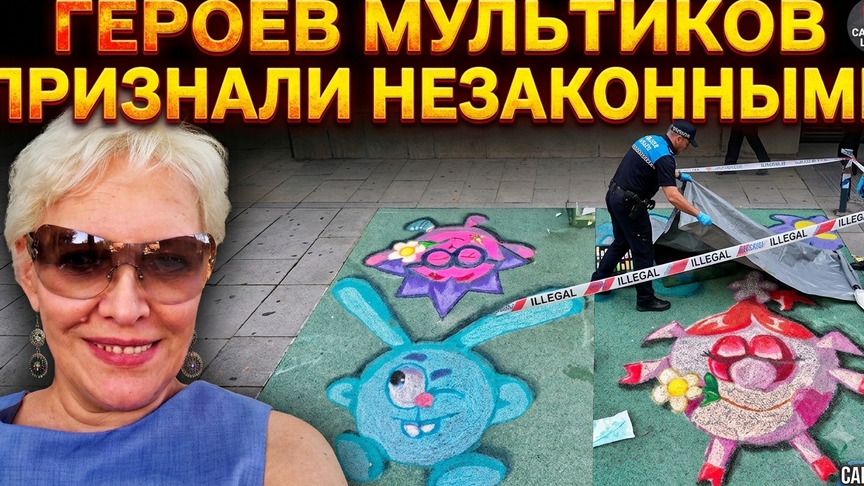 Героев мультиков признали незаконными