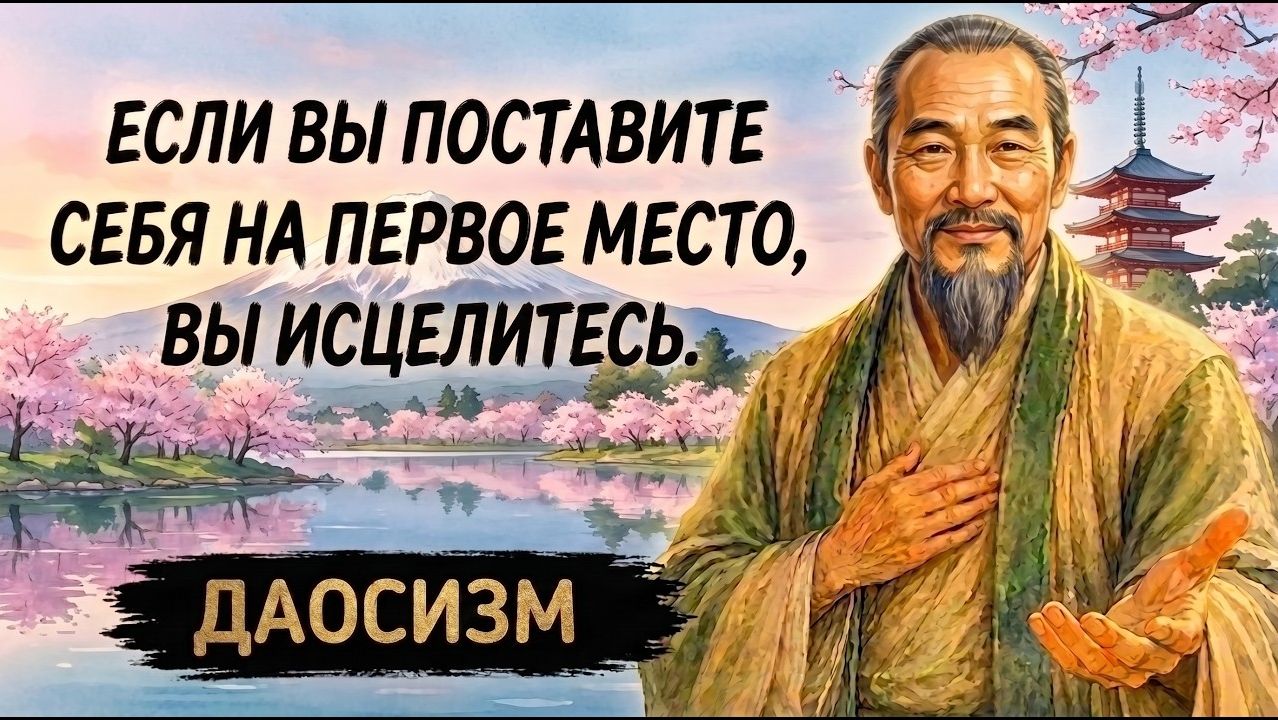Когда ты ставишь себя на первое место всё начинает исцеляться.  Мудрость Дао