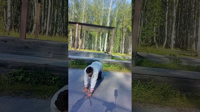 Аккуратные отжимания в динамике