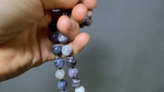 Бусы Агат Ботсвана