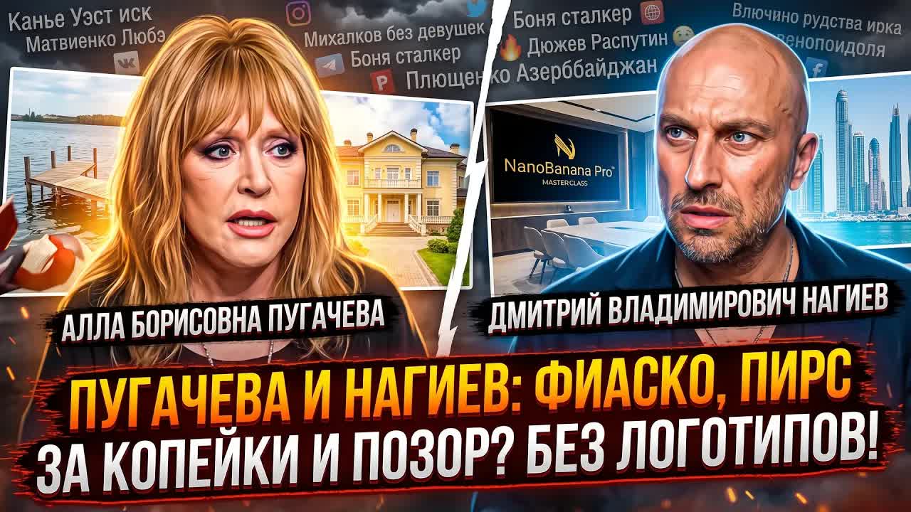 МЕДВЕДЬ РАЗОРВАЛ ДЕВУШКУ! ПУГАЧЁВУ ОБОБРАЛИ! Нагиев опозорен в Дубае