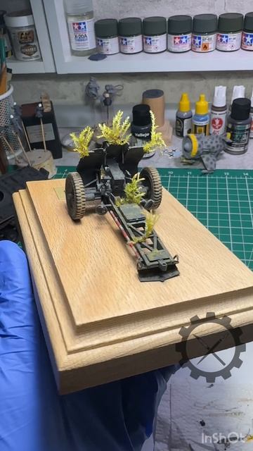 Модель 7.5cm leIG 18 135 немецкое орудие Italeri