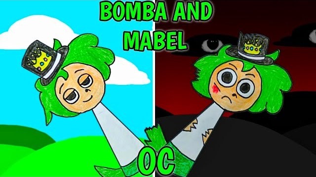  Мой Спрунки OC: Бомба и Мэйбл рисуют  Рисовка
