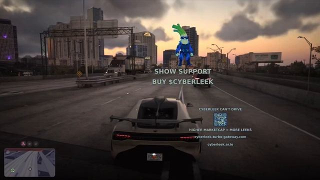 Свежий слив геймплея GTA 6  Ночная поездка физика авто и масштаб города