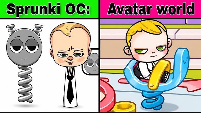 СПРУНКИ ОС: СПРИНГИ  БОСС БЭЙБИ В AVATAR WORLD! 