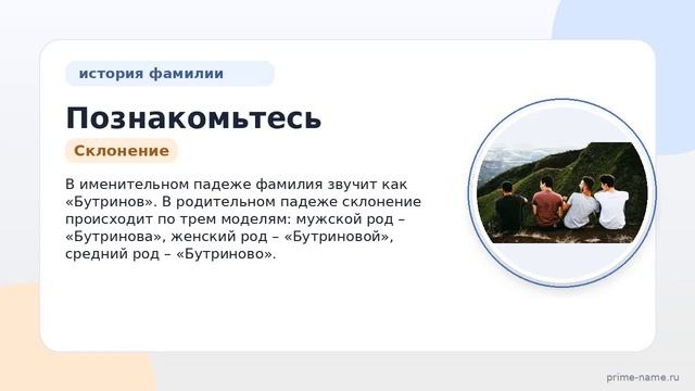 Познакомьтесь с историей и происхождением фамилии Бутринов  узнайте о значении и особенностях