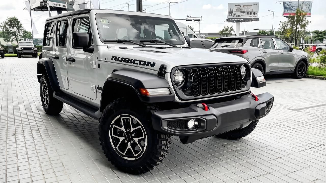 JEEP WRANGLER RUBICON 2026 года в белом цвете внедорожник высшего класса. Обзор автомобилей