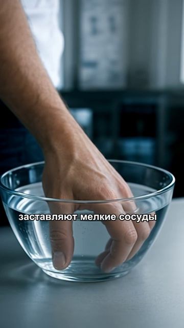 Как нервная система морщит пальцы в воде