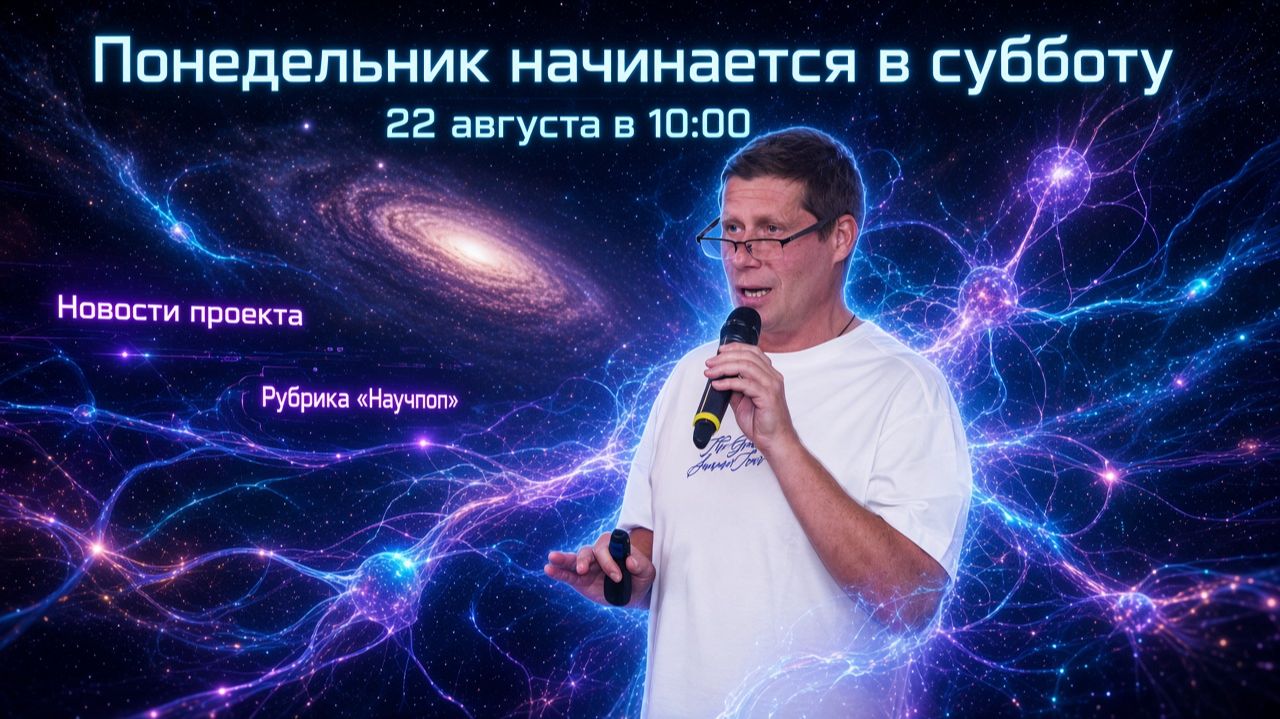 Статистика новости и научпоп. Сергей Бородин 22.08.2026г.