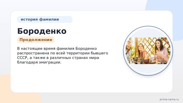 Изучаем происхождение историю и значение фамилии Бороденко: узнайте как правильно склонять!