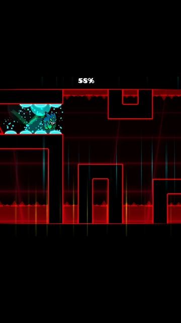 Прошёл уровень The Challenge в Geometry dash
