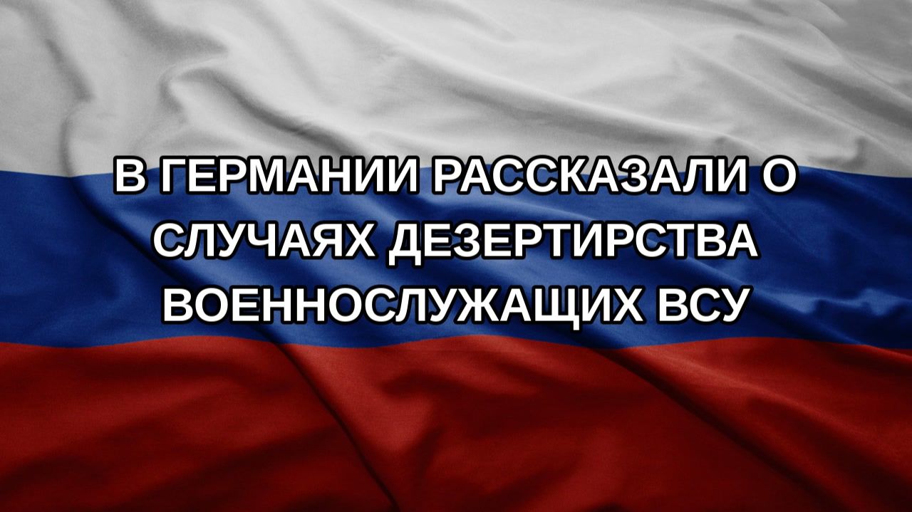 В Германии рассказали о случаях дезертирства военнослужащих ВСУ
