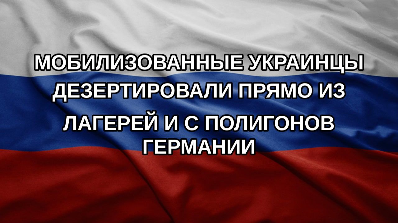 Мобилизованные украинцы дезертировали прямо из лагерей и с полигонов Германии