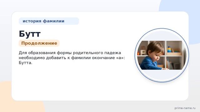 Исследуем происхождение и значение фамилии Бутт: история и склонение с подробным анализом.