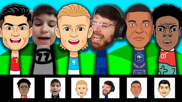 Sprunki OC: Килиан Мбаппе Эрлинг Холанд Ла Кобра и Афонсо из All Stars  Все фазы 16 