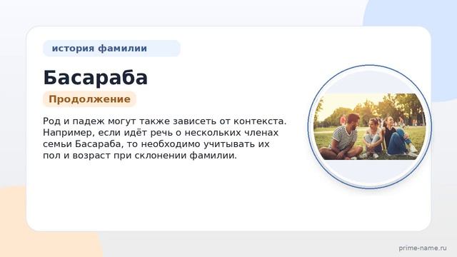Изучаем историю и происхождение фамилии Басараба: значения и секреты склонения