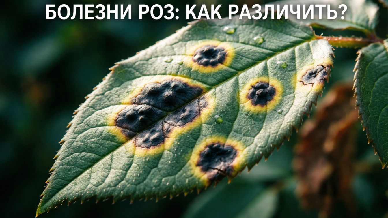 Что не так с листьями роз 5 болезней листвы.