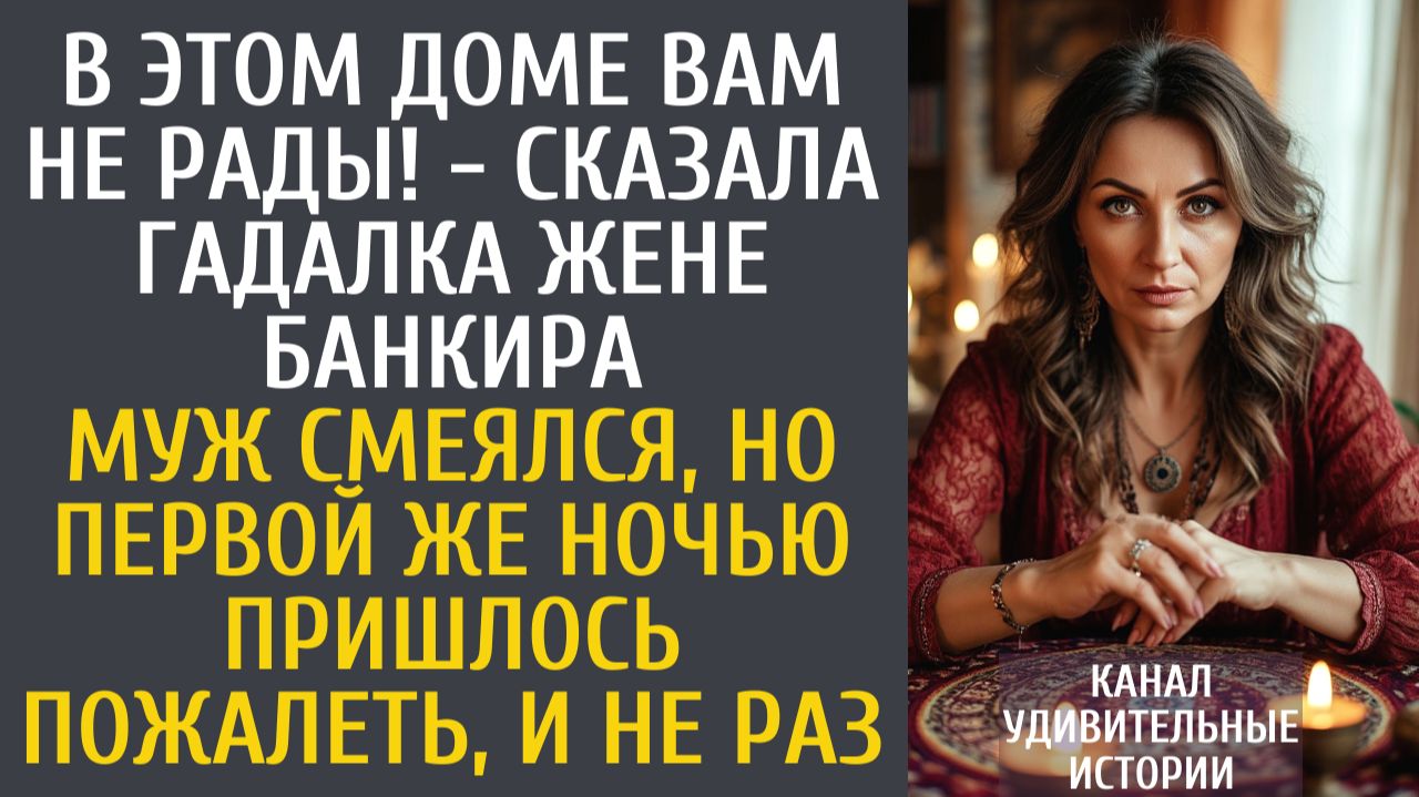 Истории из жизни В этом доме вам не рады! - сказала гадалка жене банкира Муж смеялся но первой