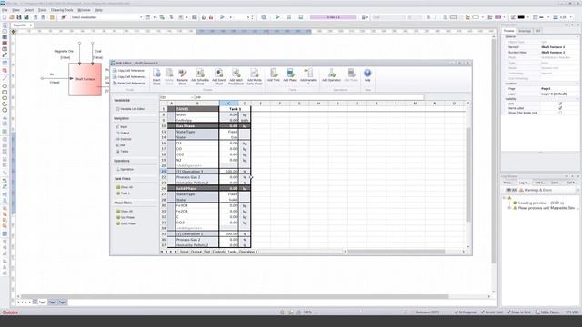 перевод  HSC Sim Dynamic Calculations - Static calculations with the Dynamic Unit