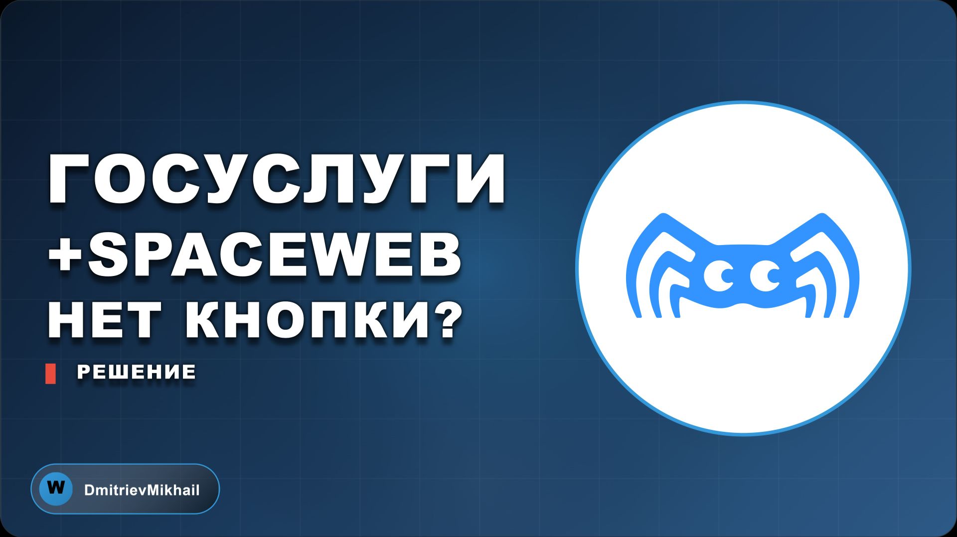 SpaceWeb и Госуслуги: как подтвердить домен без кнопки верификации?
