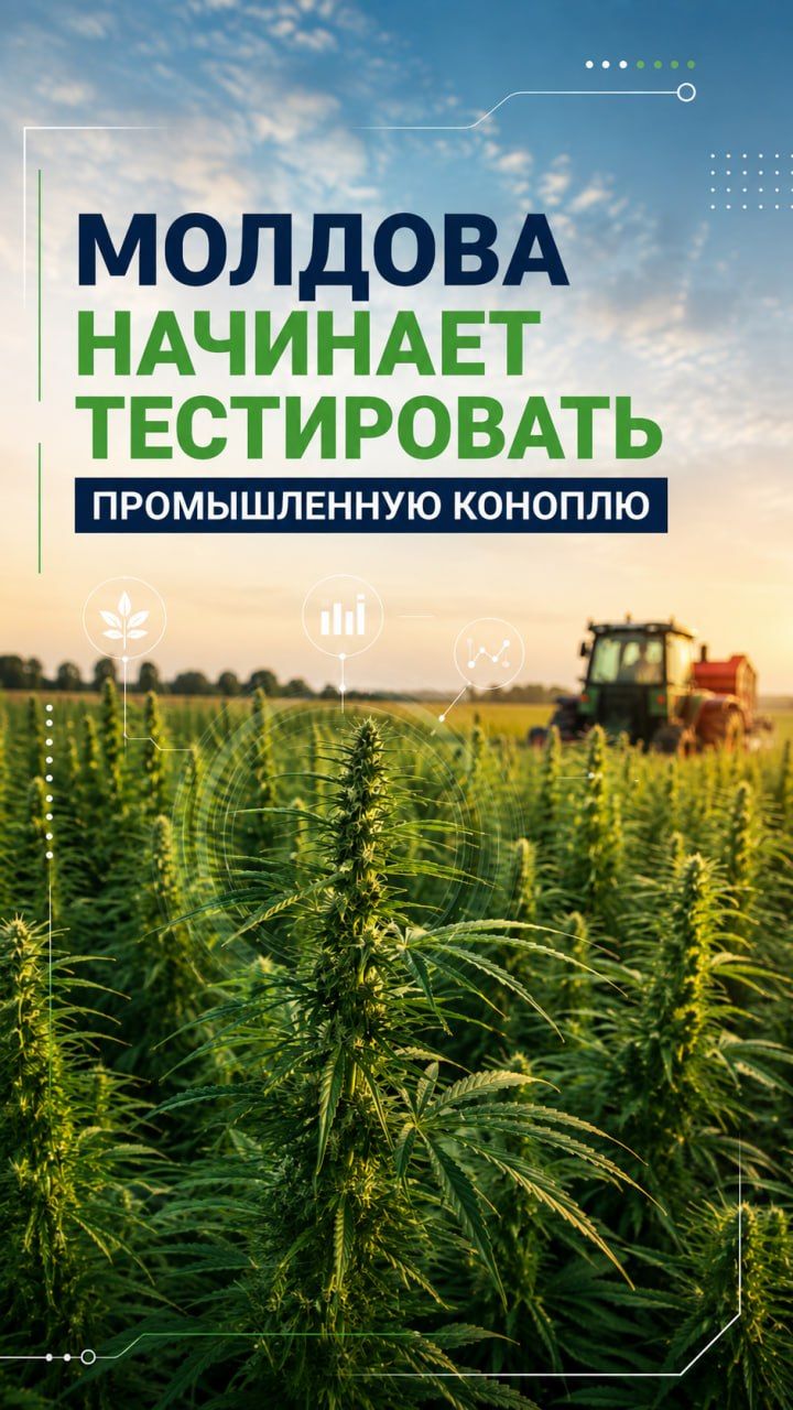 Молдова начинает тестировать промышленную  коноплю. Что это значит для фермеров?