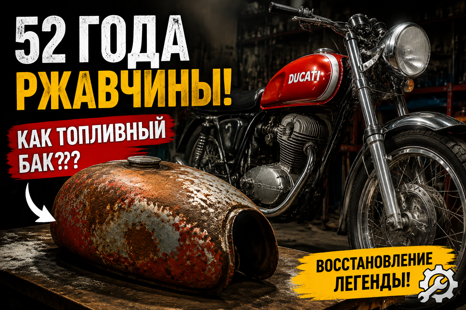 Восстановление 52-летнего глазированного окорока Хотя возможно это топливный бак!