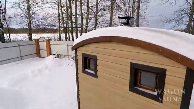 Баня на колесах своими руками