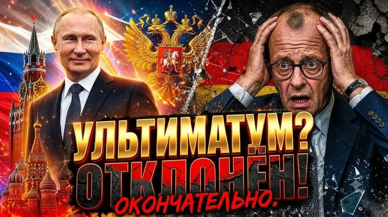 В НЕСКОЛЬКО РАЗ МОЩНЕЕ! ЖЁСТКИЙ ОТВЕТ ПУТИНА НА УЛЬТИМАТУМ ГЕРМАНИИ0