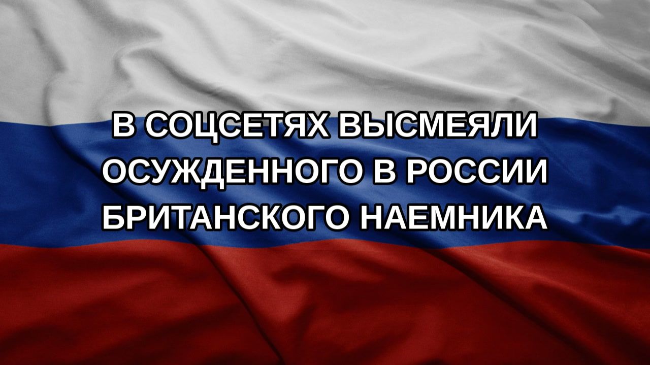 В соцсетях высмеяли осужденного в России британского наемника