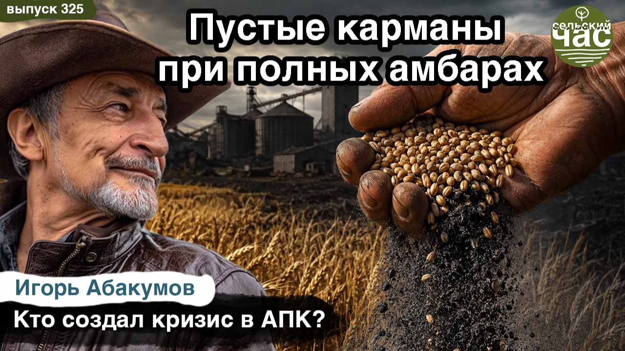 Пустые карманы при полных амбарах. Сельский час 325 Игорь Абакумов