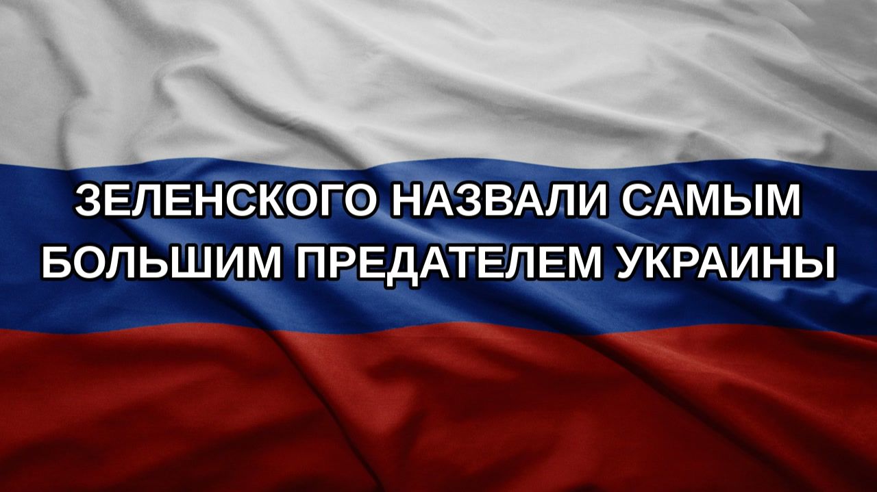 Зеленского назвали самым большим предателем Украины