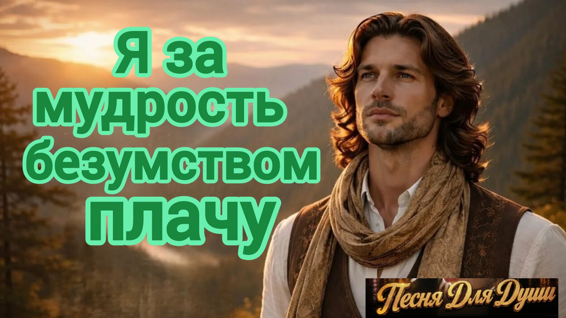 Я ЗА МУДРОСТЬ БЕЗУМСТВОМ ПЛАЧУ. Песни для души.