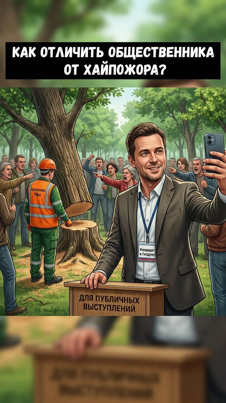 Как отличить общественника от хайпожора?