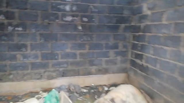 Залаз в сгоревший недострой