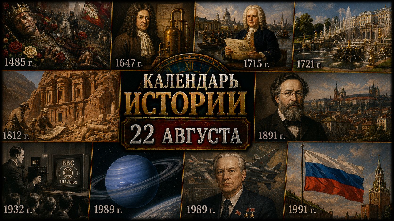 КАЛЕНДАРЬ ИСТОРИИ 22 АВГУСТА