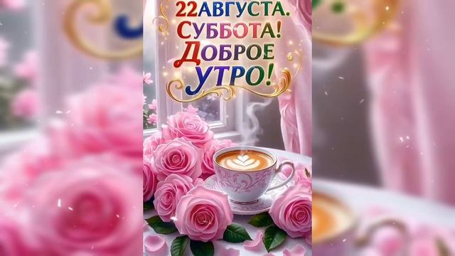 Летнее доброе утро. Роскошная музыкальная открытка.
