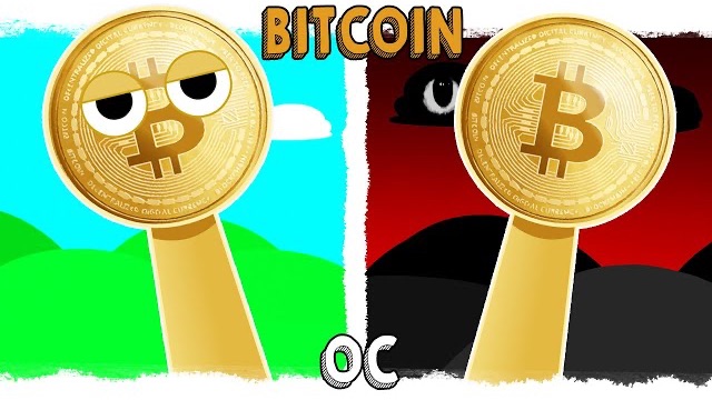 Мой Sprunki OC: БИТКОИН из мира криптовалют 