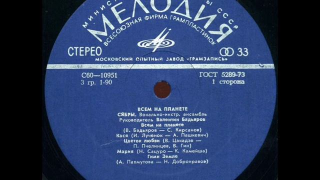 ВИА Сябры Всем на планете