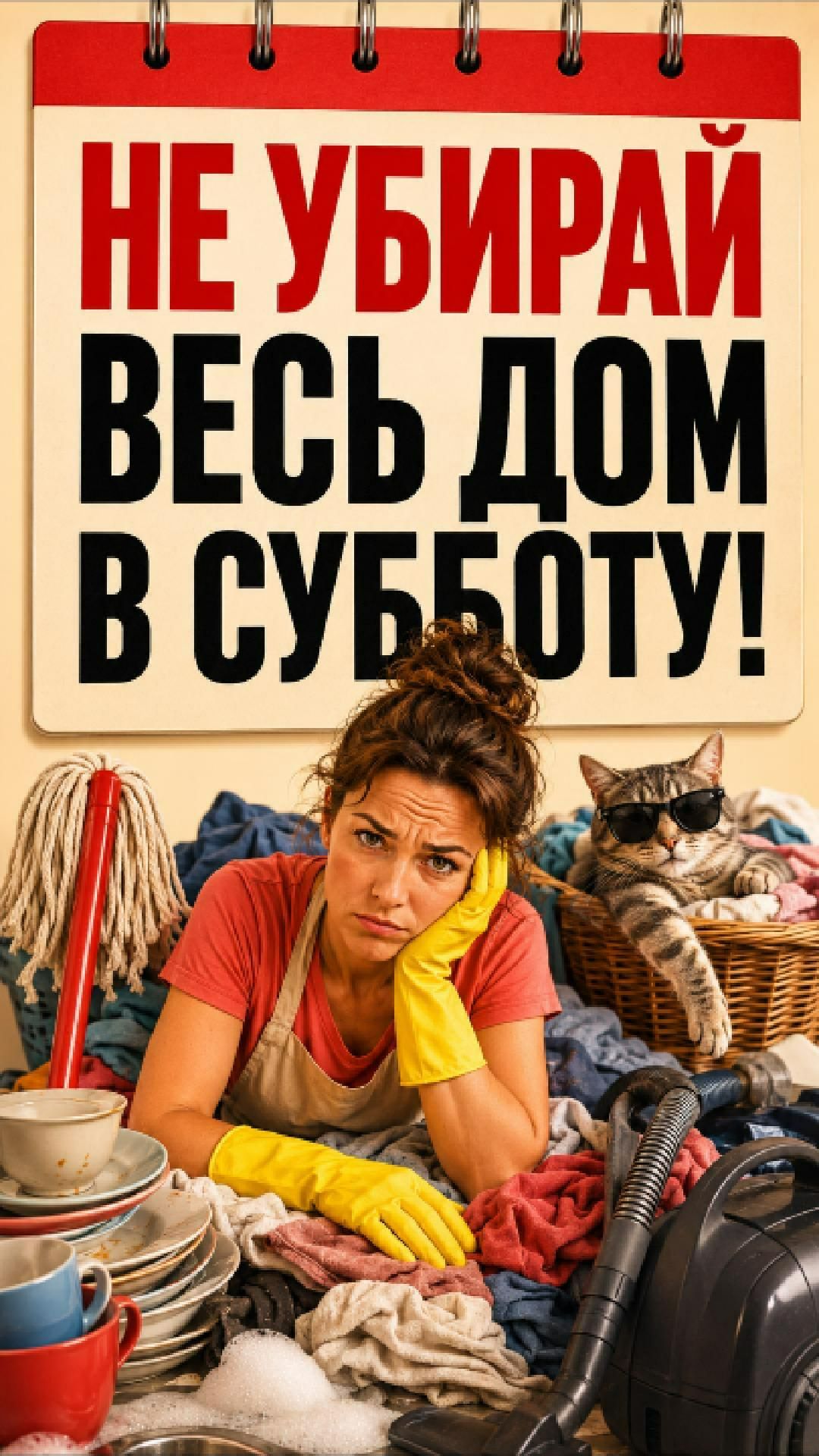 Уборка по 15 минут в день. Правило для хозяйки
