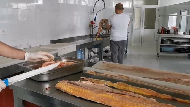 Шашлык из осетрины