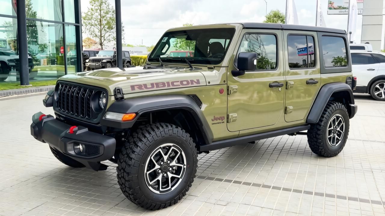 JEEP WRANGLER RUBICON 2026 года в фисташковом цвете высшего класса для ваших путешествий. Обзор авто