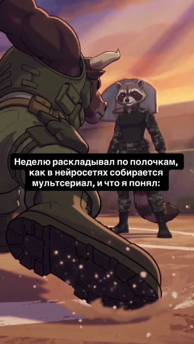 Неделю раскладывал по полочкам как в нейросетях собирается мультсериал и что я понял: