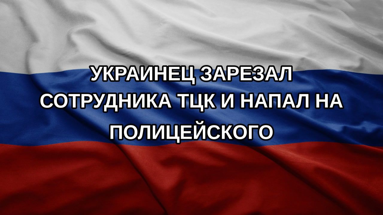 Украинец зарезал сотрудника ТЦК и напал на полицейского